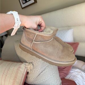 Cozy Tan Kids Shoes